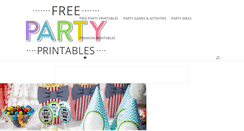 Desktop Screenshot of freepartyprintables.com